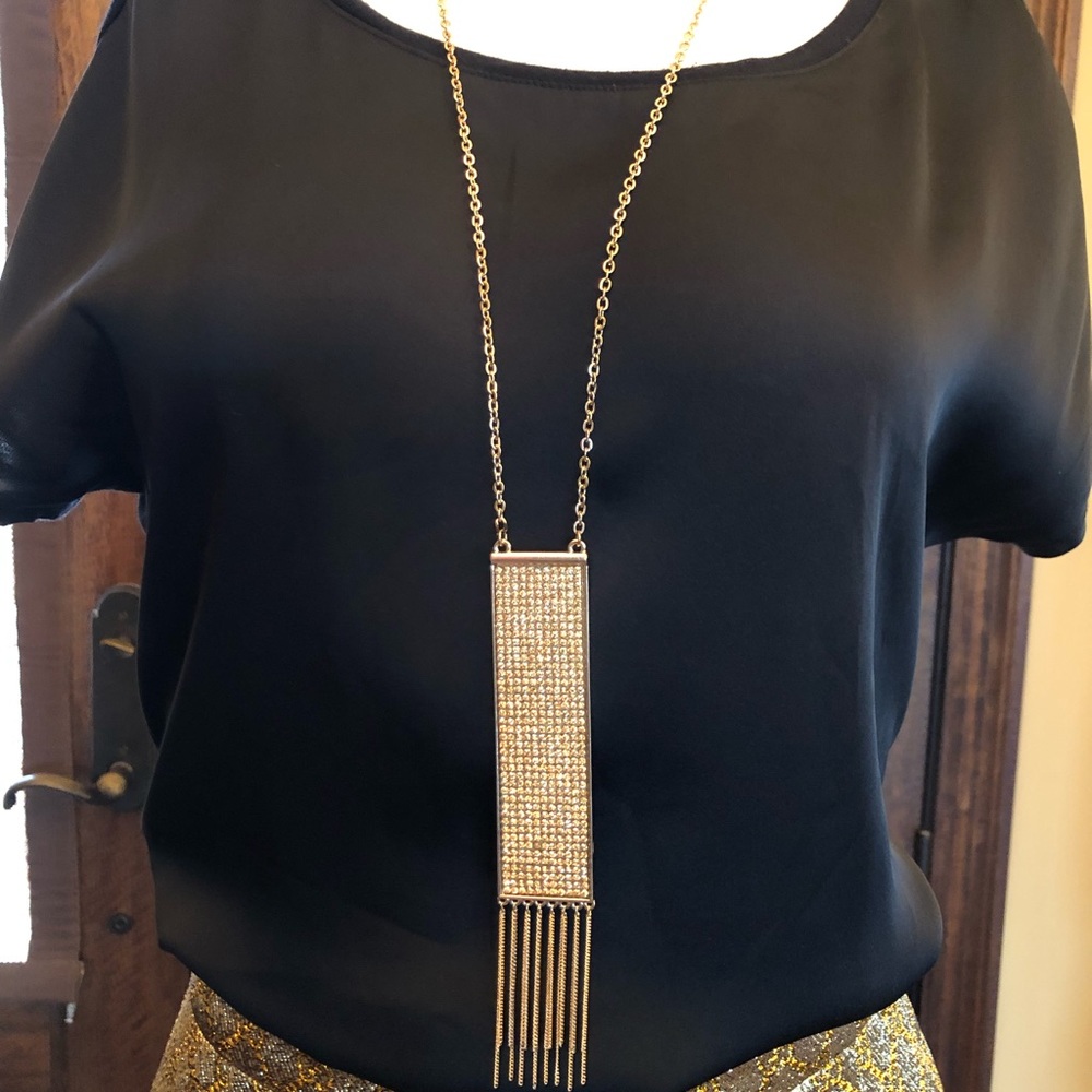 Topaz Crystal pendant Necklace